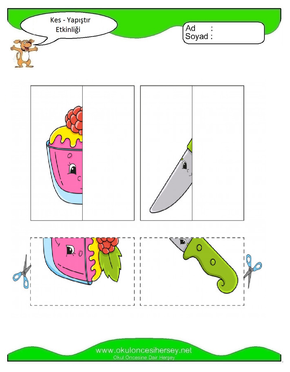 Kes Yapıştır Çalışmaları