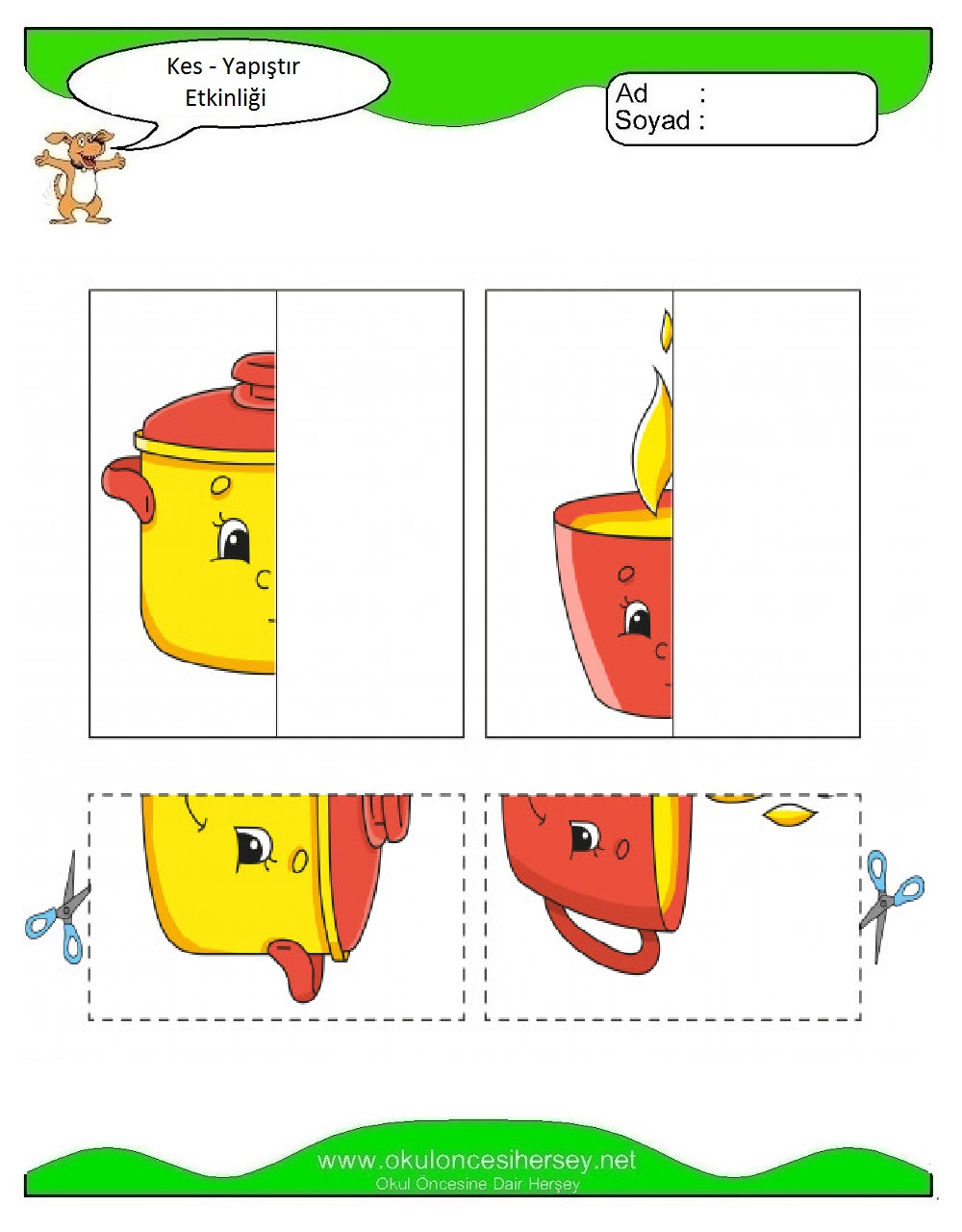 Kes Yapıştır Çalışmaları