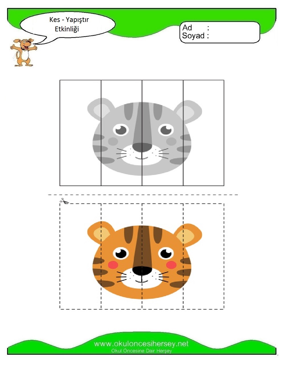 Kes Yapıştır Çalışmaları