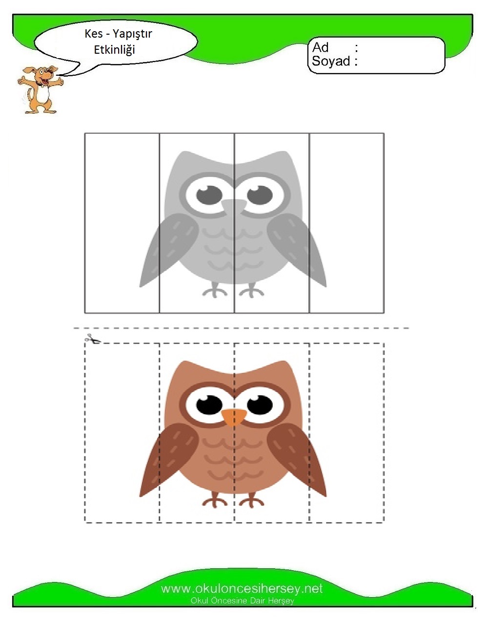 Kes Yapıştır Çalışmaları