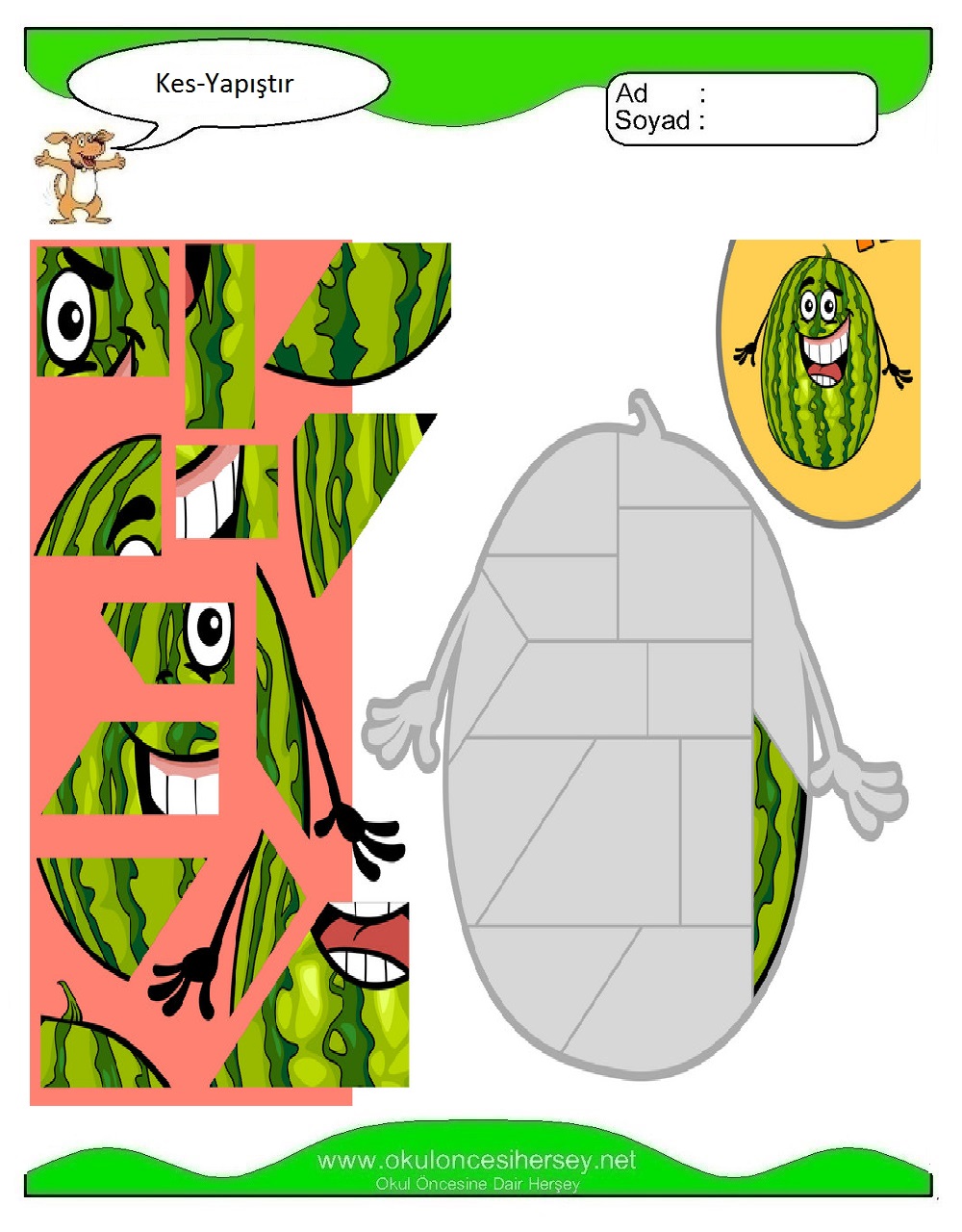 Kes Yapıştır Çalışmaları