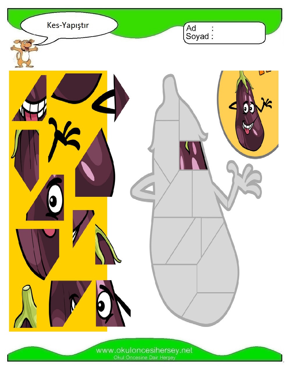 Kes Yapıştır Çalışmaları