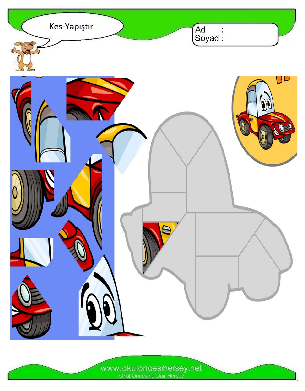 Kes Yapıştır Çalışmaları