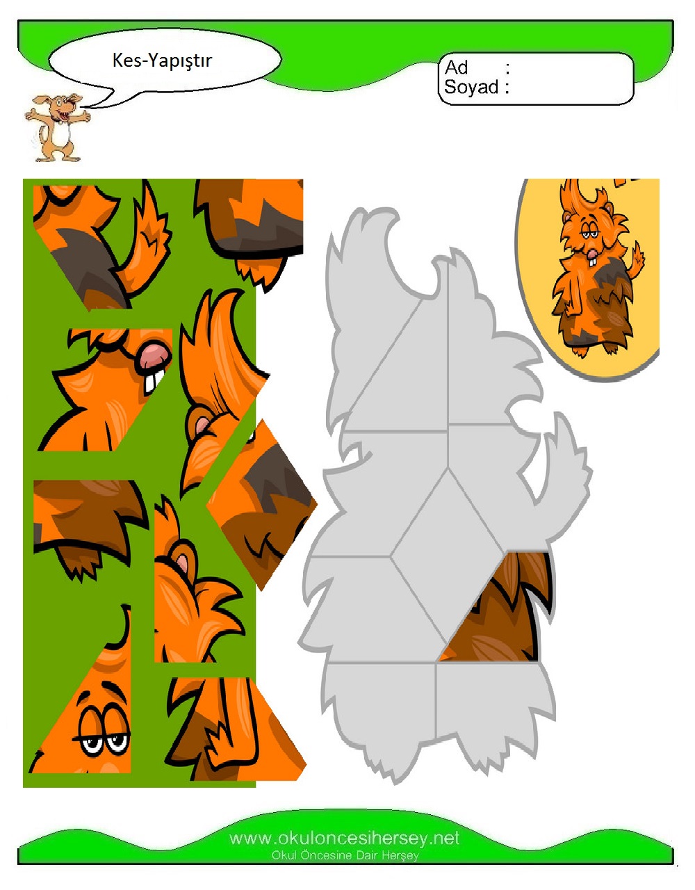 Kes Yapıştır Çalışmaları