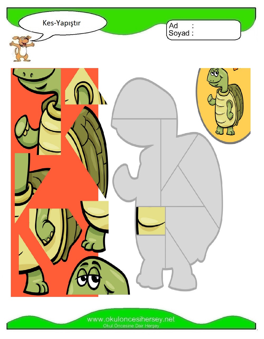 Kes Yapıştır Çalışmaları