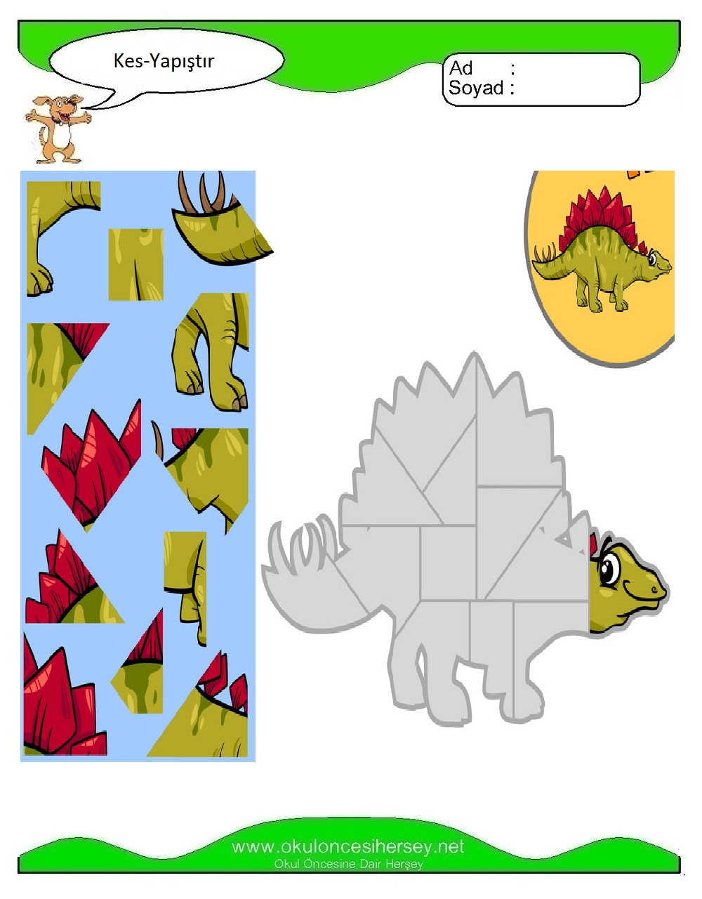 Kes Yapıştır Çalışmaları