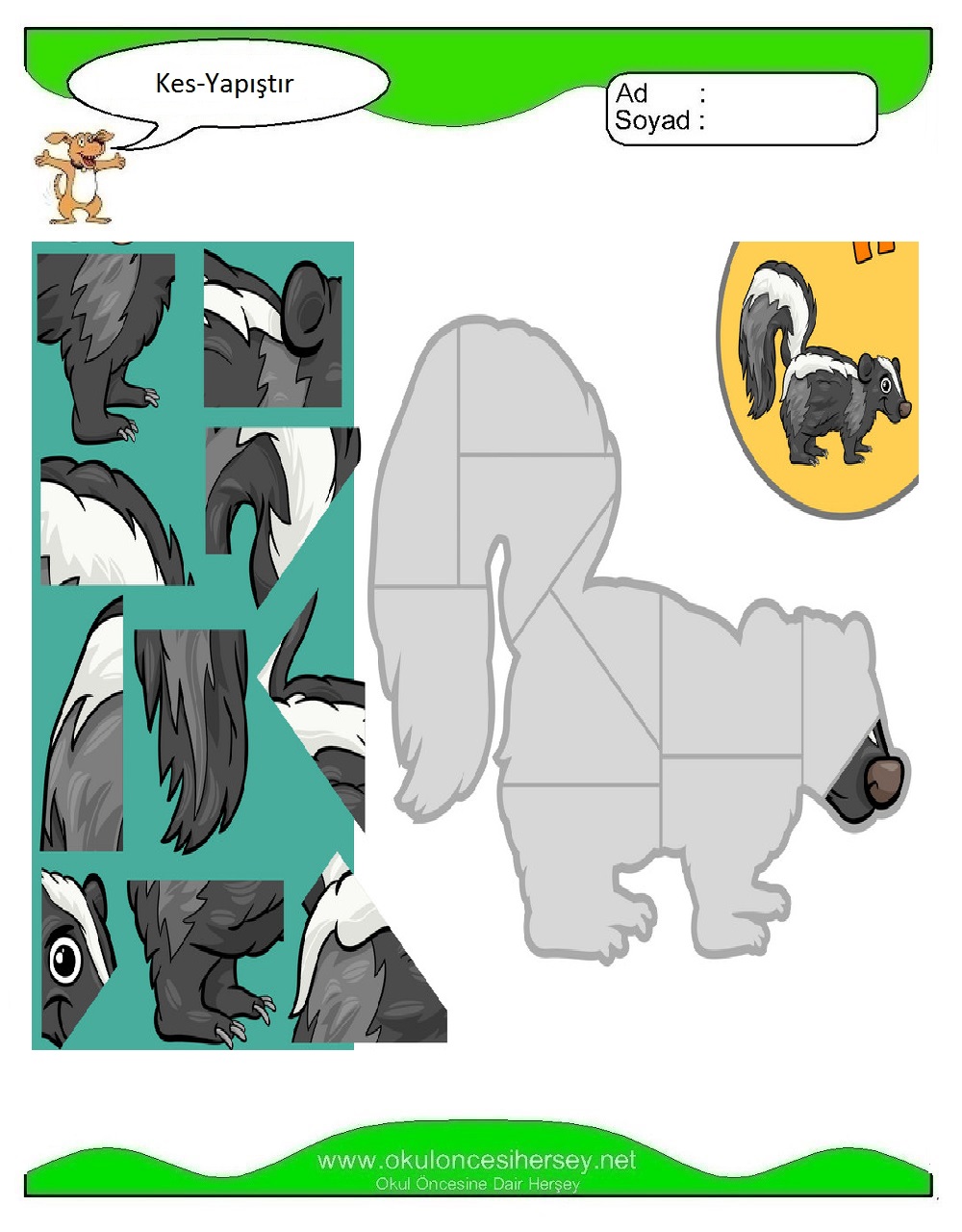 Kes Yapıştır Çalışmaları