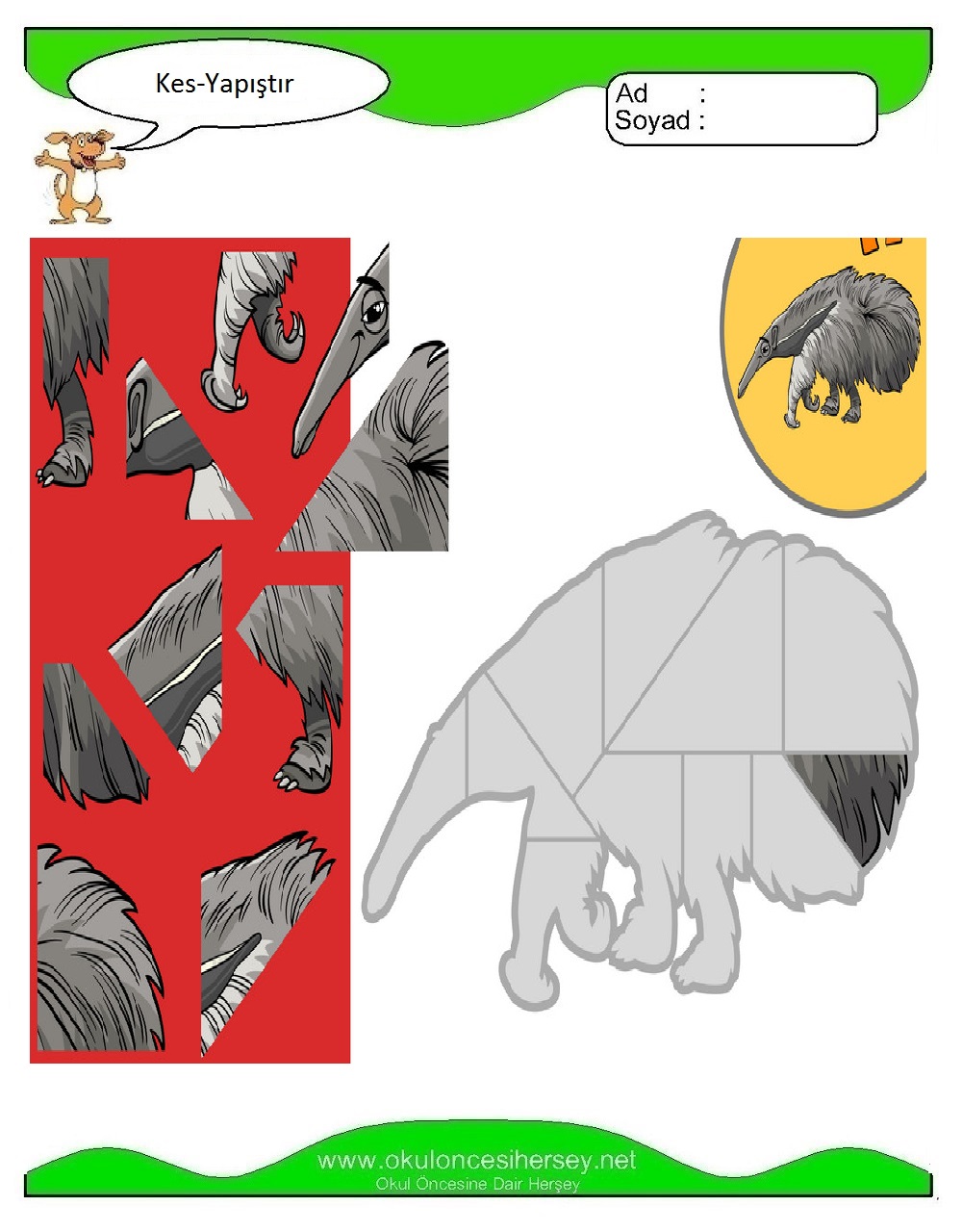 Kes Yapıştır Çalışmaları