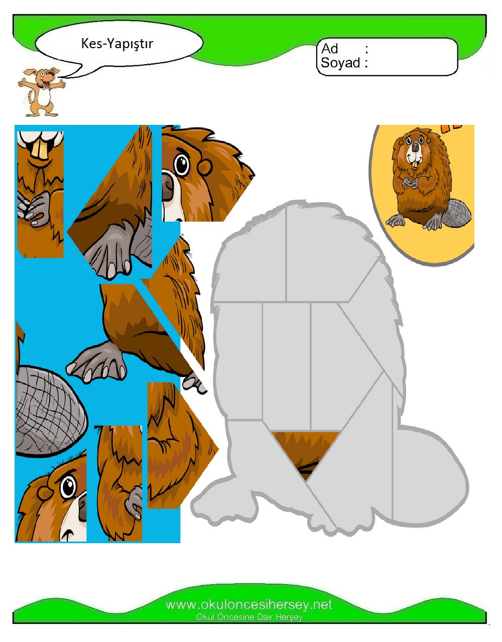 Kes Yapıştır Çalışmaları