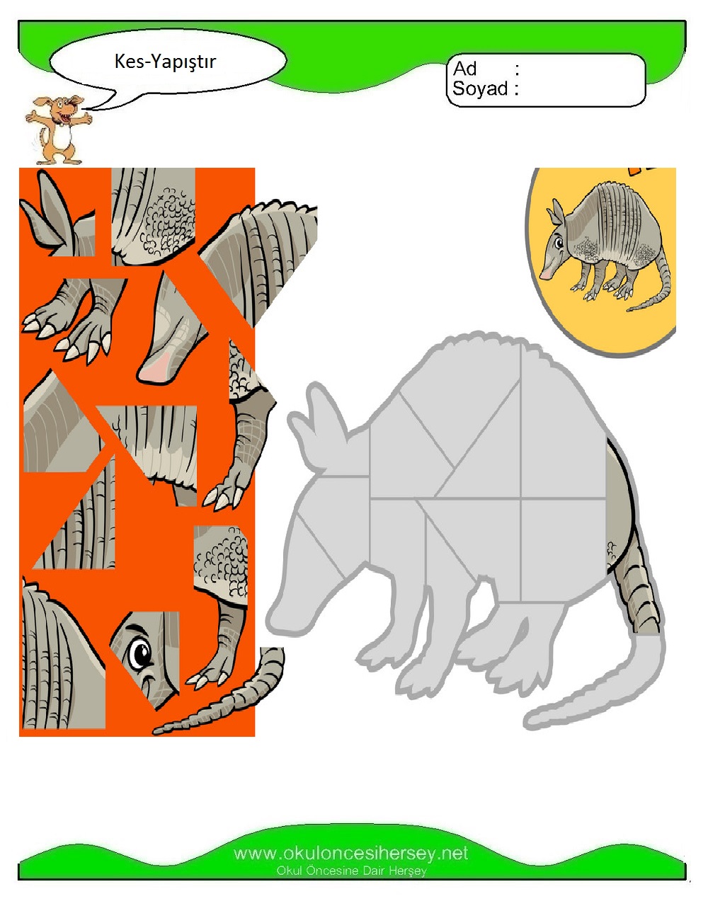 Kes Yapıştır Çalışmaları