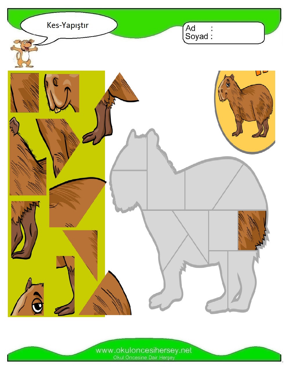 Kes Yapıştır Çalışmaları