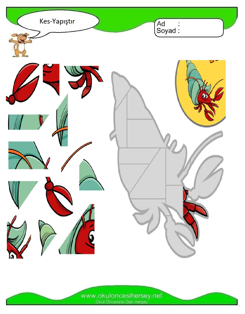 Kes Yapıştır Çalışmaları