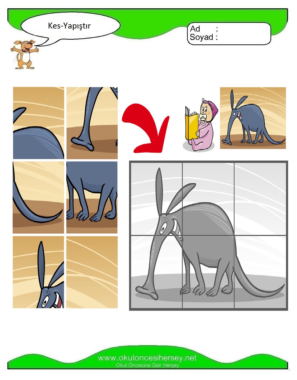 Kes Yapıştır Çalışmaları