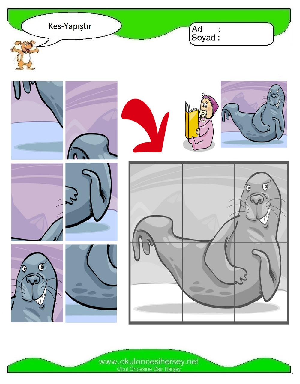 Kes Yapıştır Çalışmaları