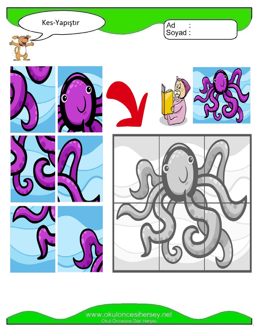 Kes Yapıştır Çalışmaları