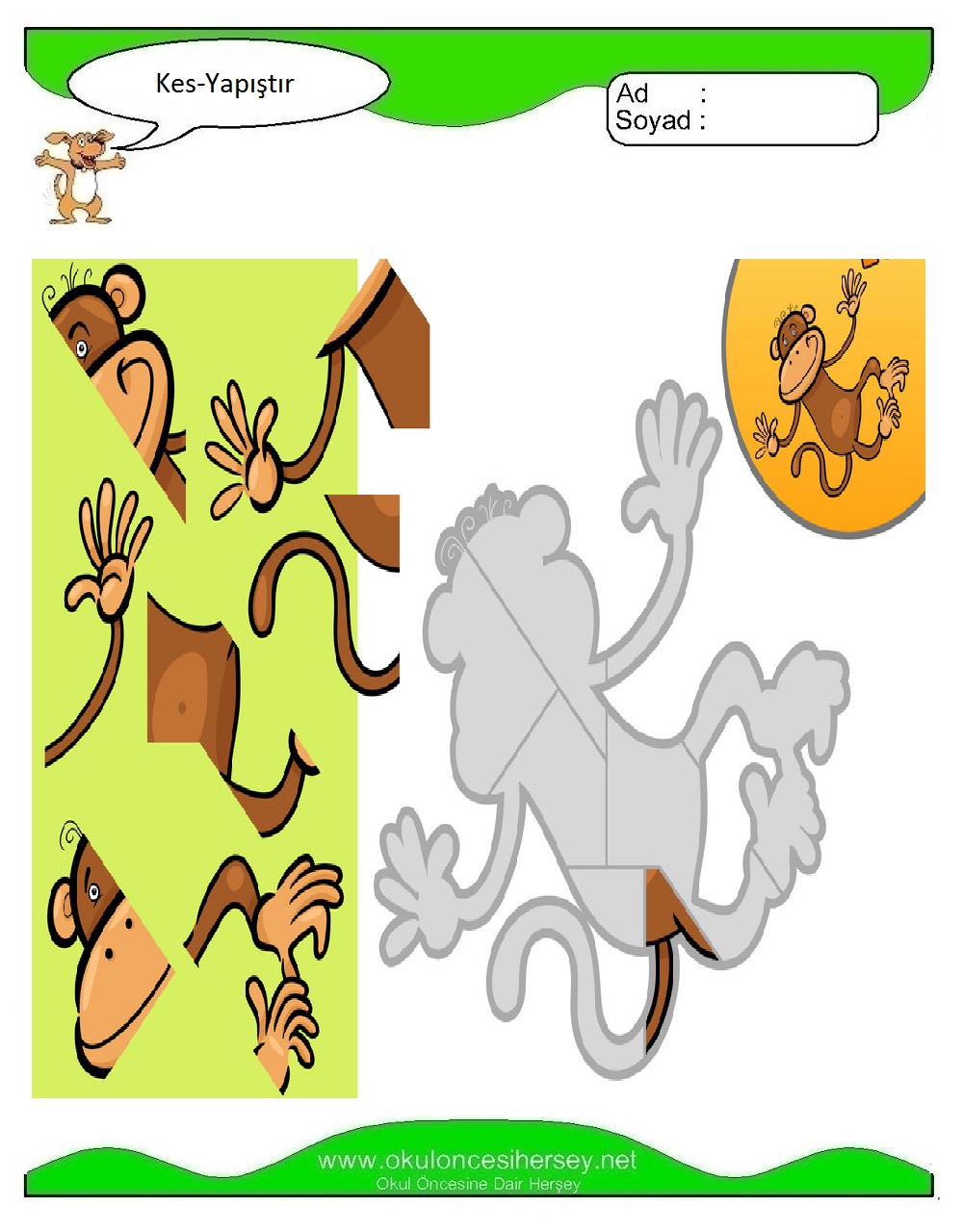 Kes Yapıştır Çalışmaları