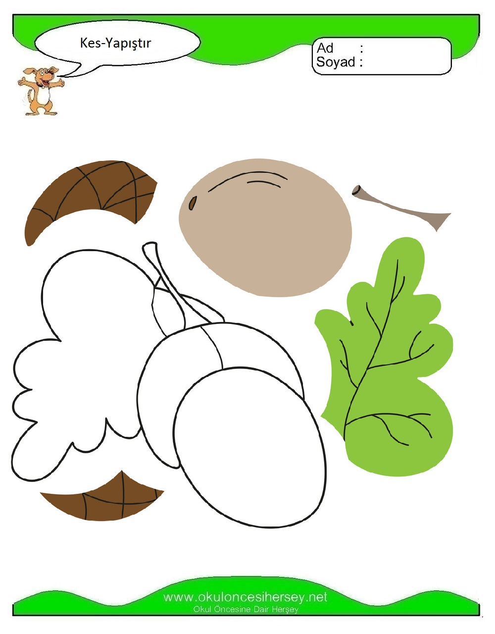 Kes Yapıştır Çalışmaları