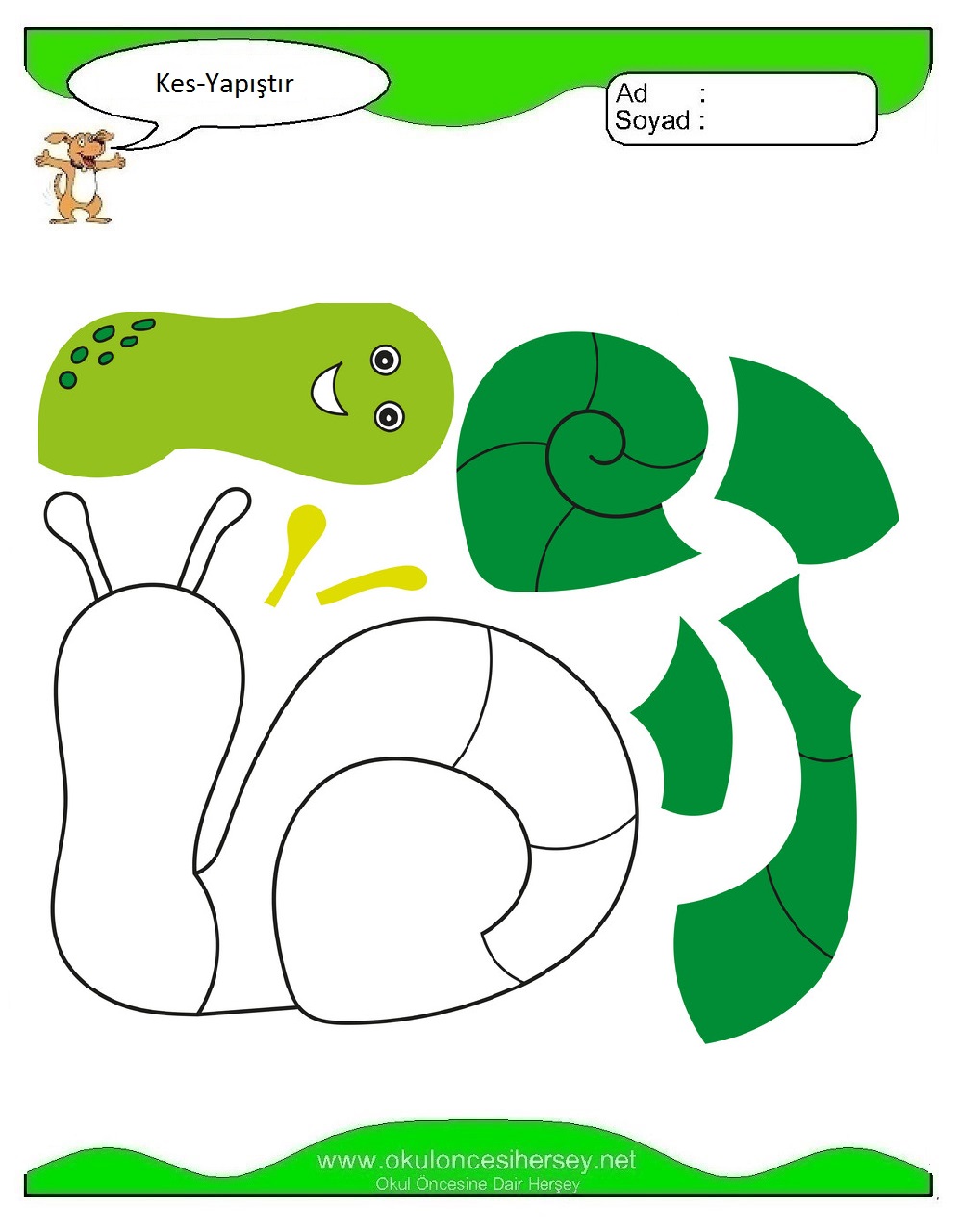 Kes Yapıştır Çalışmaları