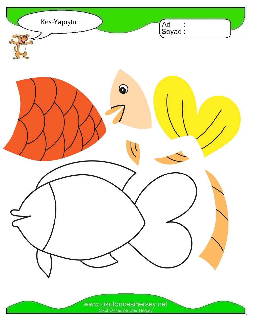 Kes Yapıştır Çalışmaları