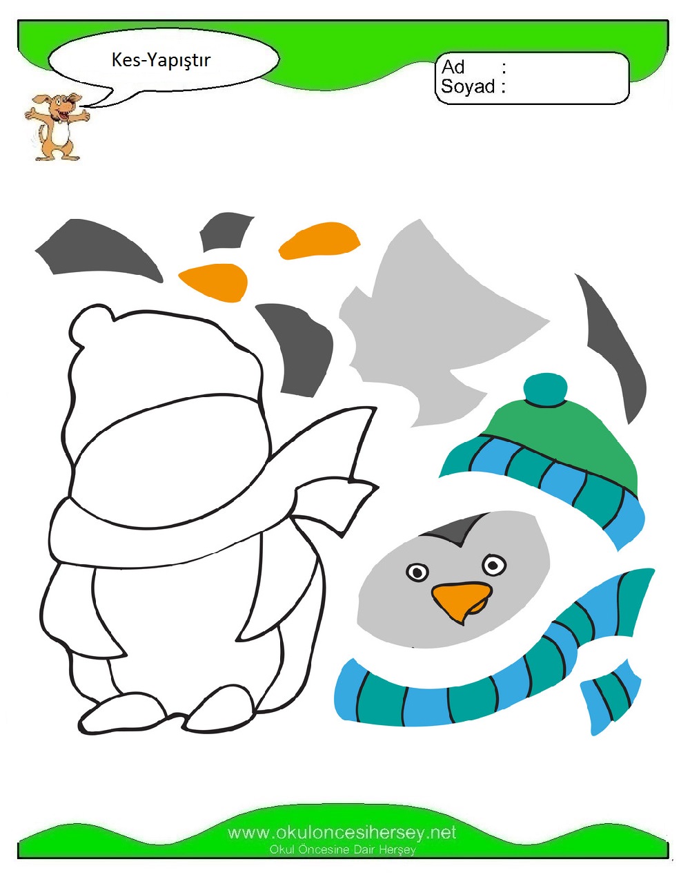 Kes Yapıştır Çalışmaları