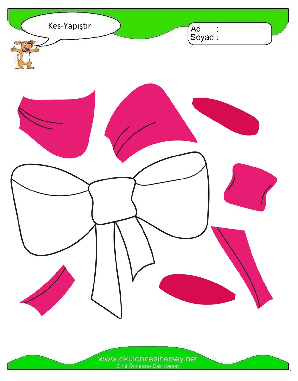 Kes Yapıştır Çalışmaları