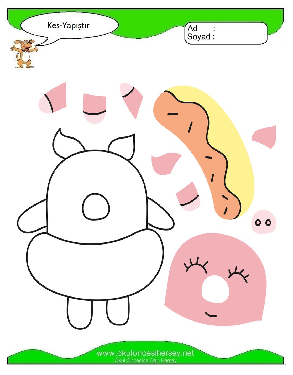 Kes Yapıştır Çalışmaları