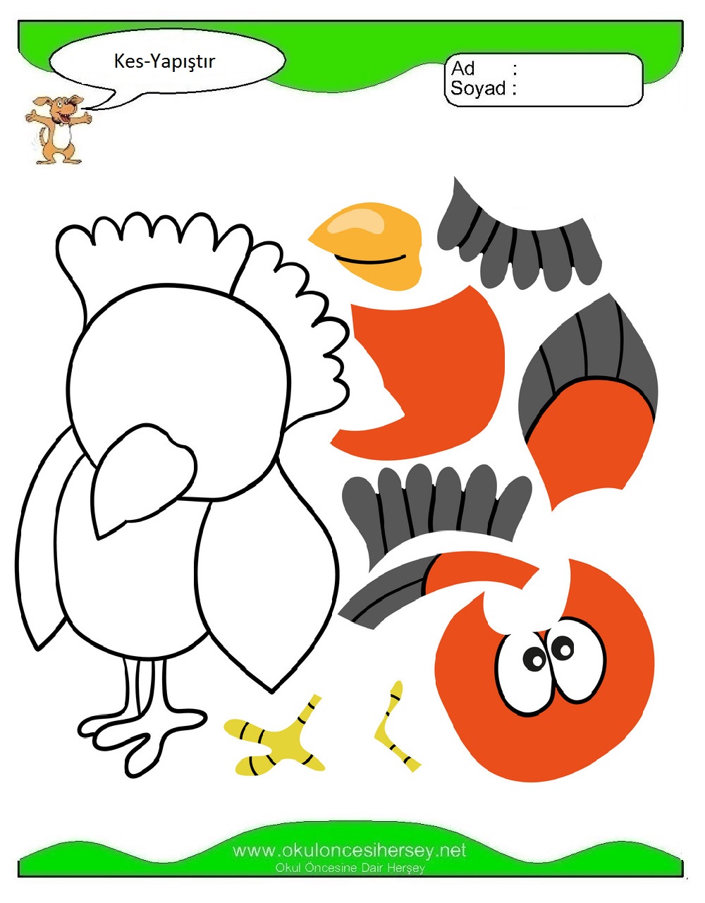 Kes Yapıştır Çalışmaları