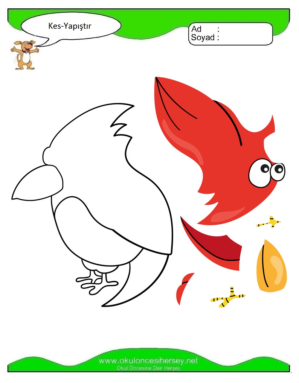 Kes Yapıştır Çalışmaları