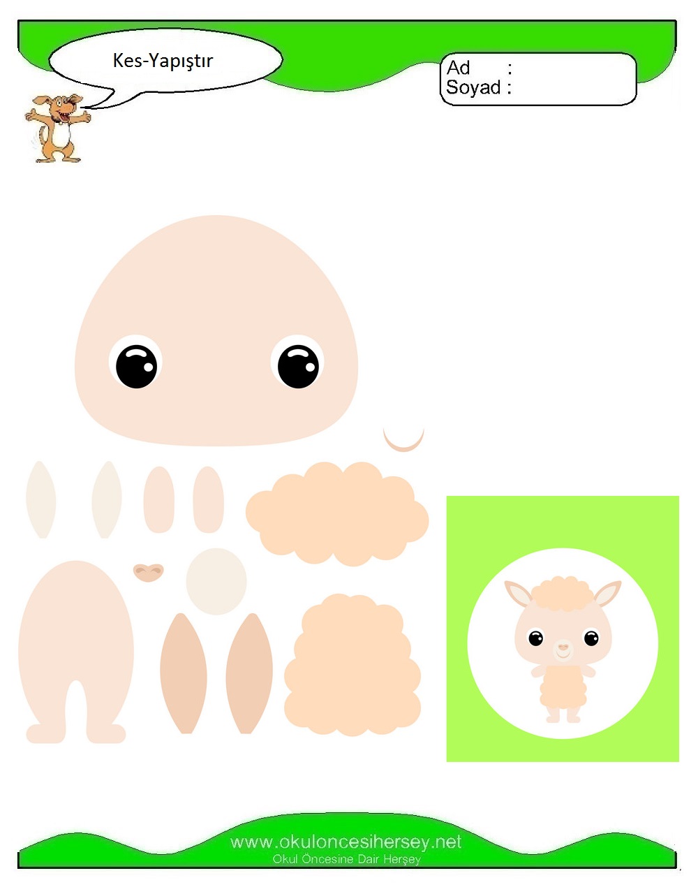 Kes Yapıştır Çalışmaları