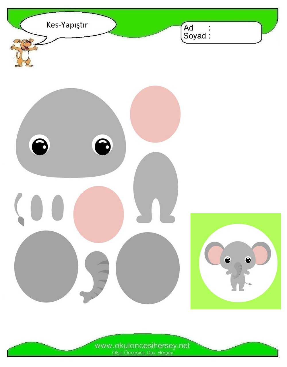 Kes Yapıştır Çalışmaları