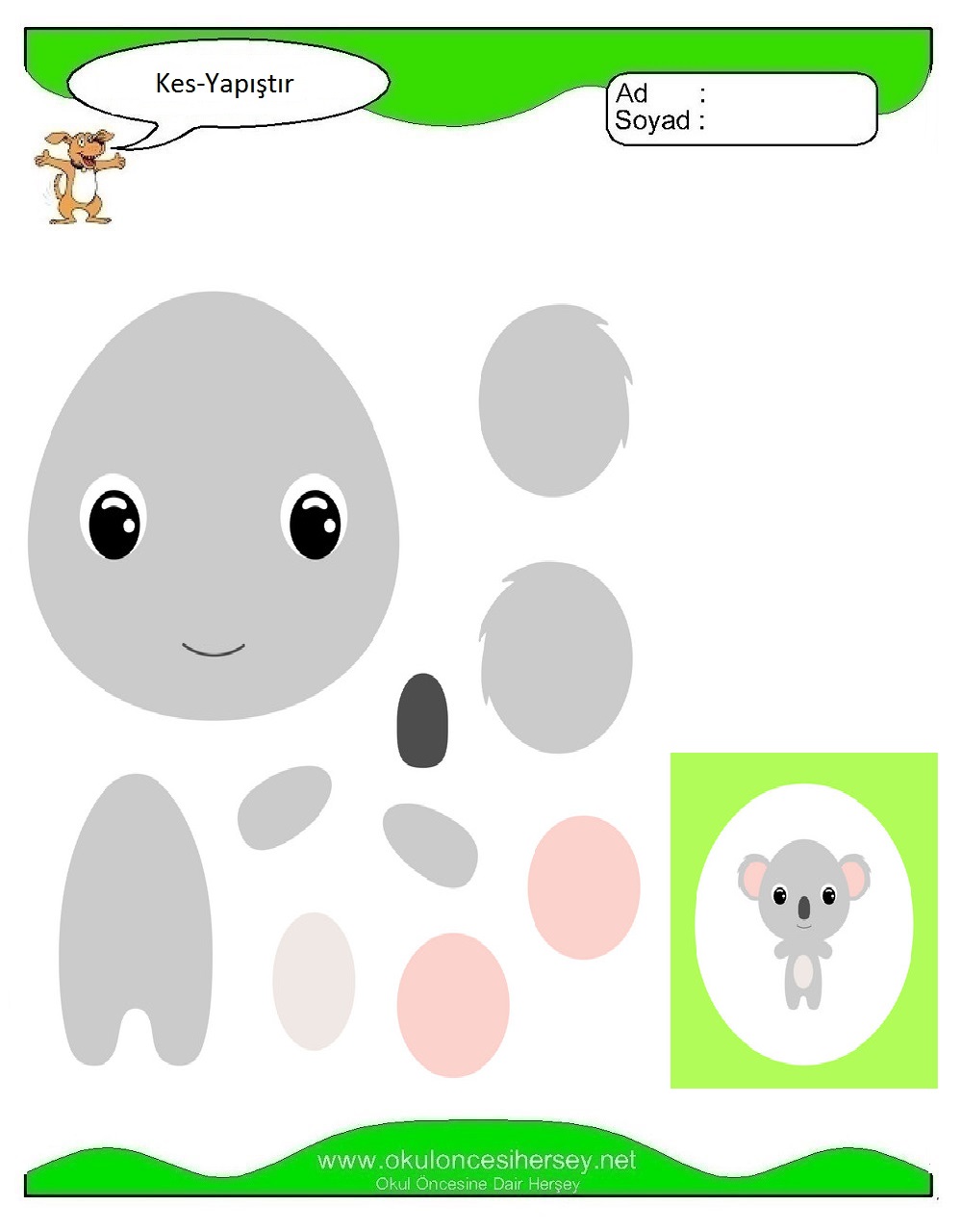 Kes Yapıştır Çalışmaları