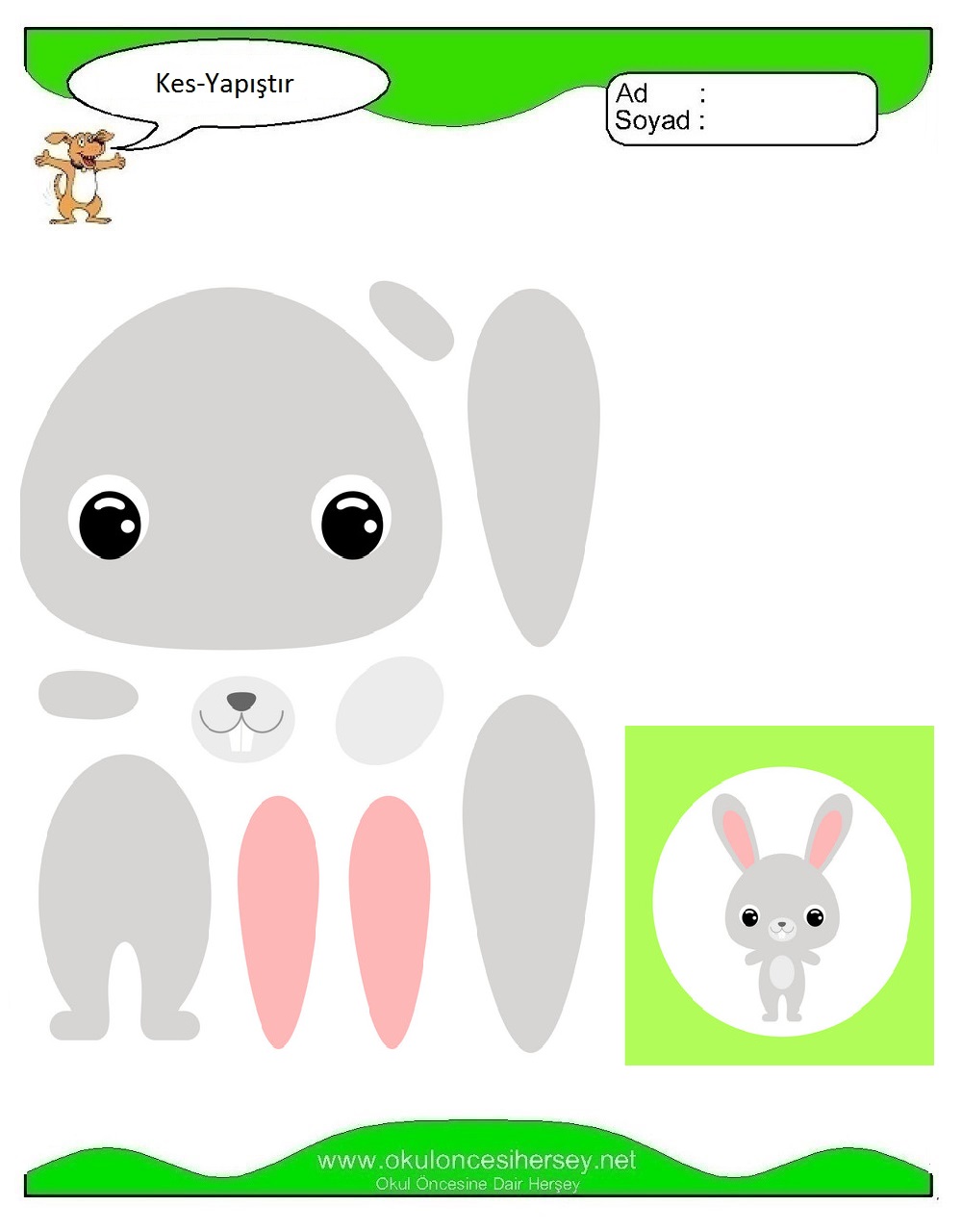 Kes Yapıştır Çalışmaları