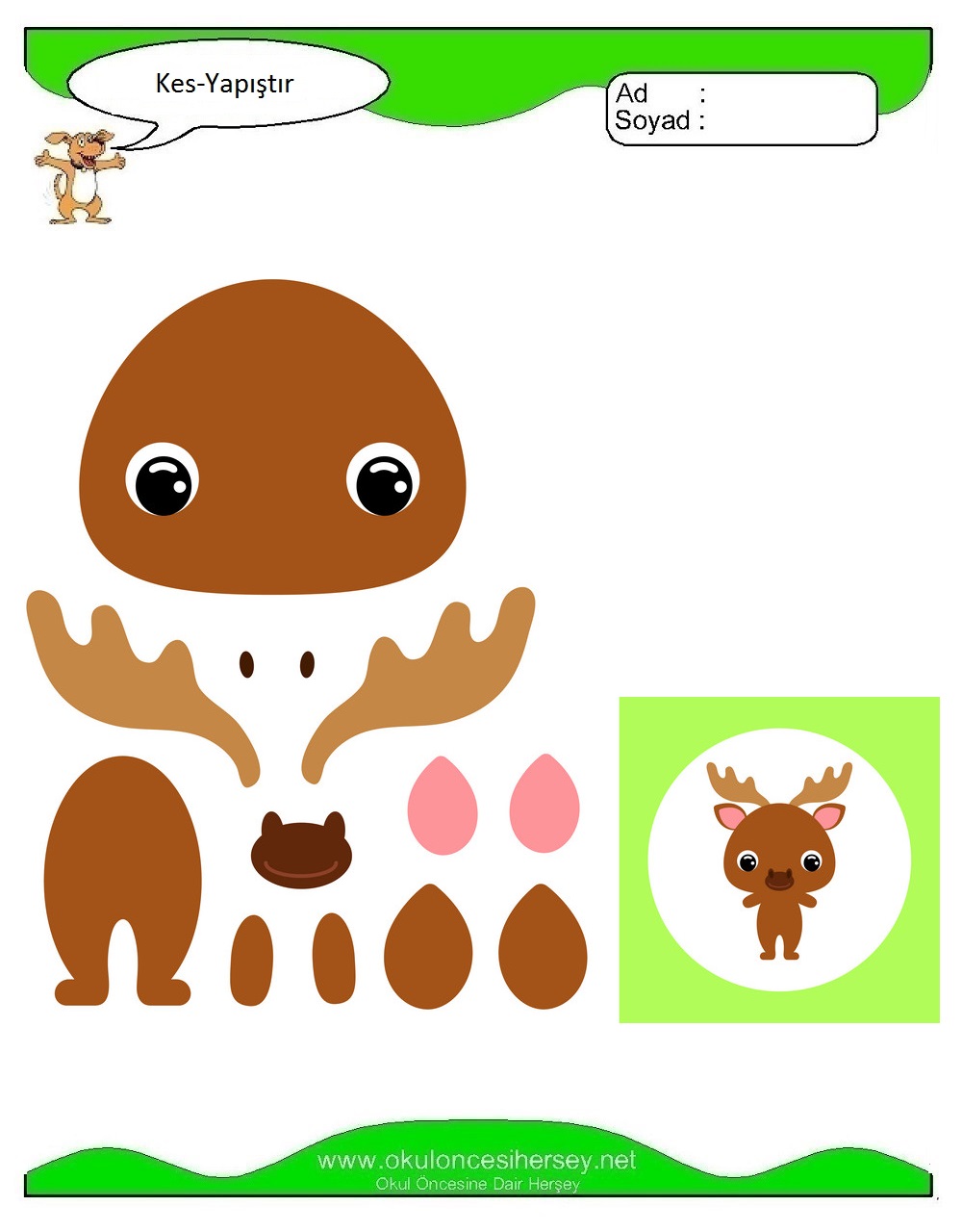 Kes Yapıştır Çalışmaları