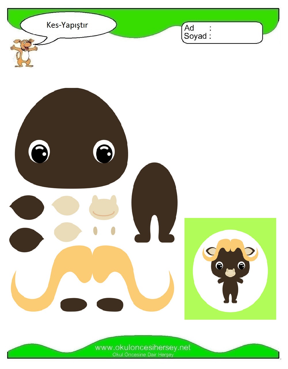 Kes Yapıştır Çalışmaları