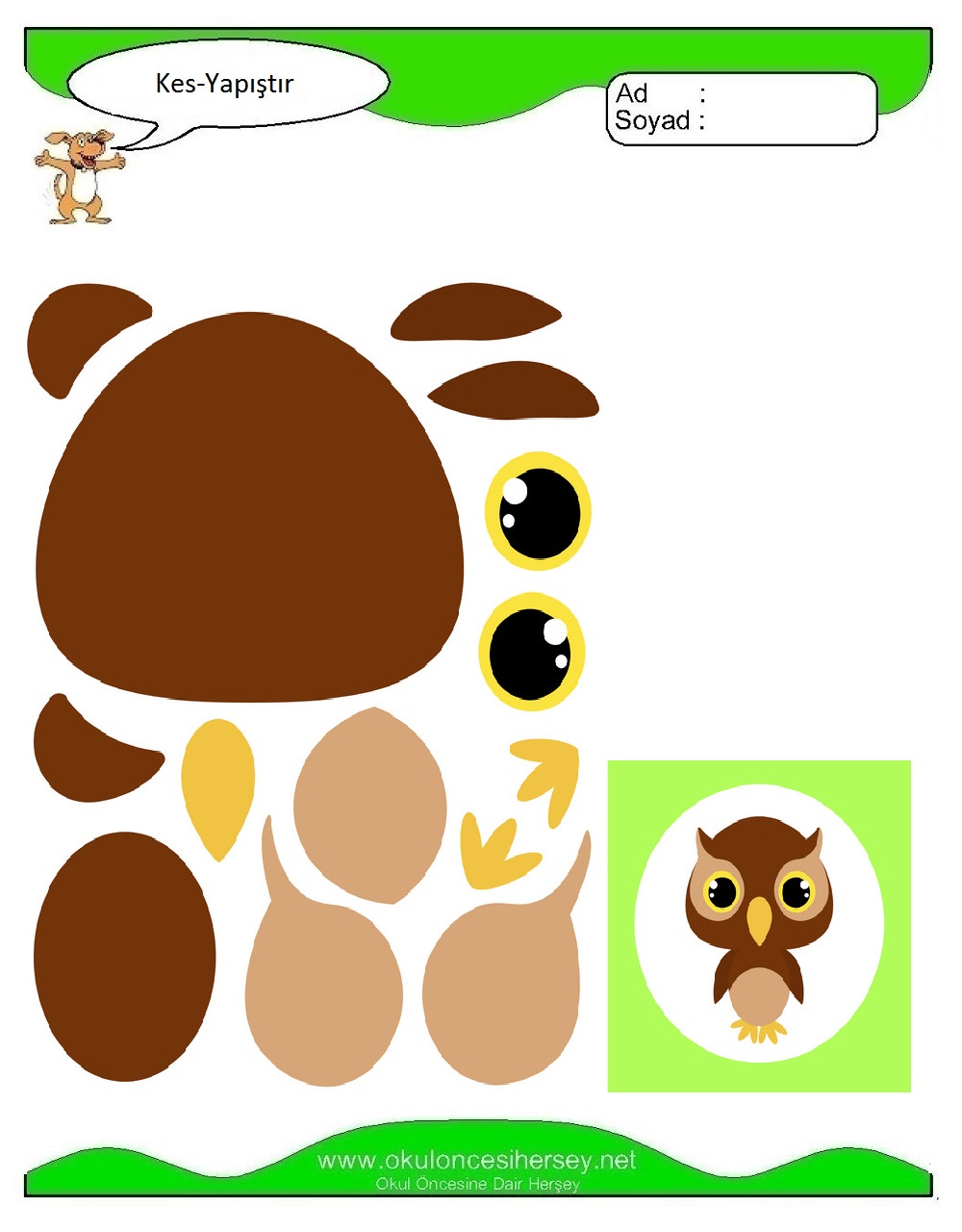 Kes Yapıştır Çalışmaları