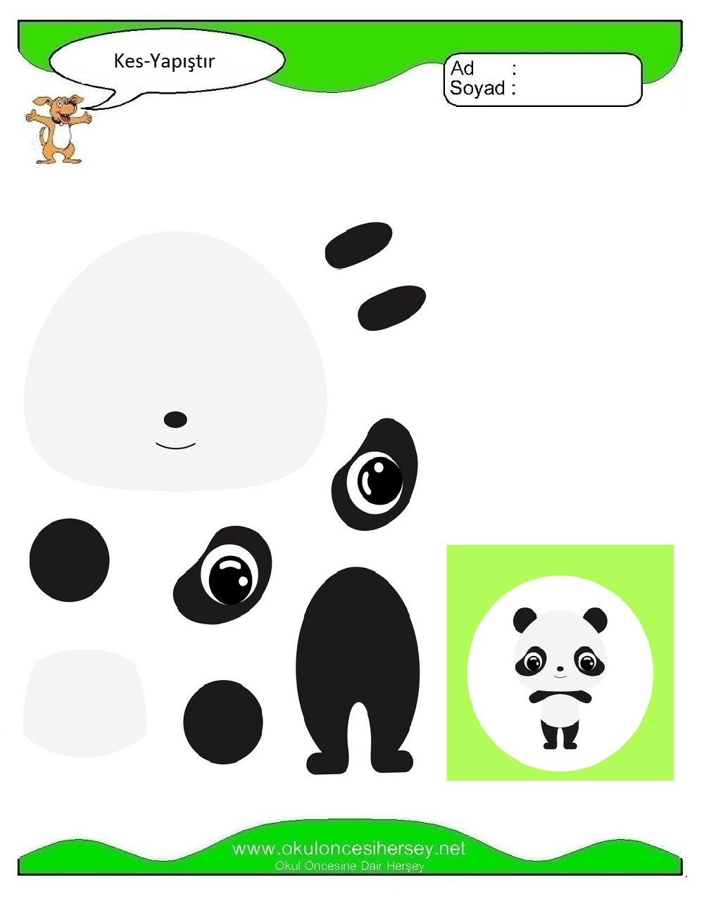 Kes Yapıştır Çalışmaları