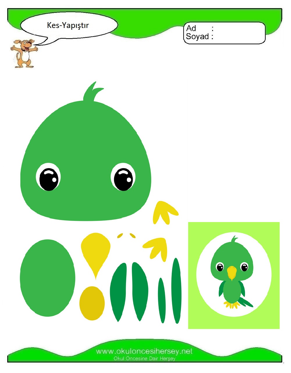 Kes Yapıştır Çalışmaları