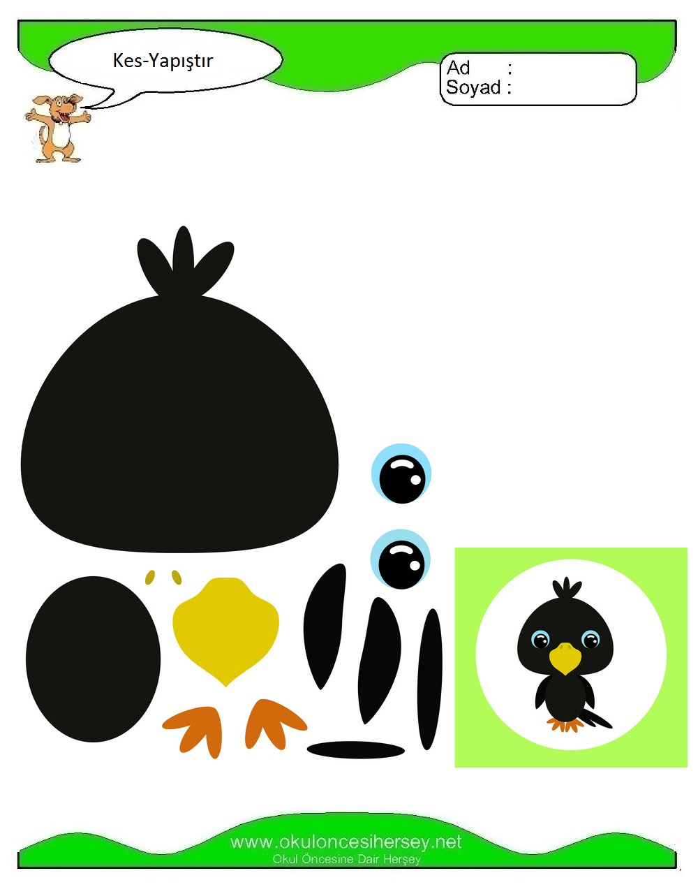 Kes Yapıştır Çalışmaları