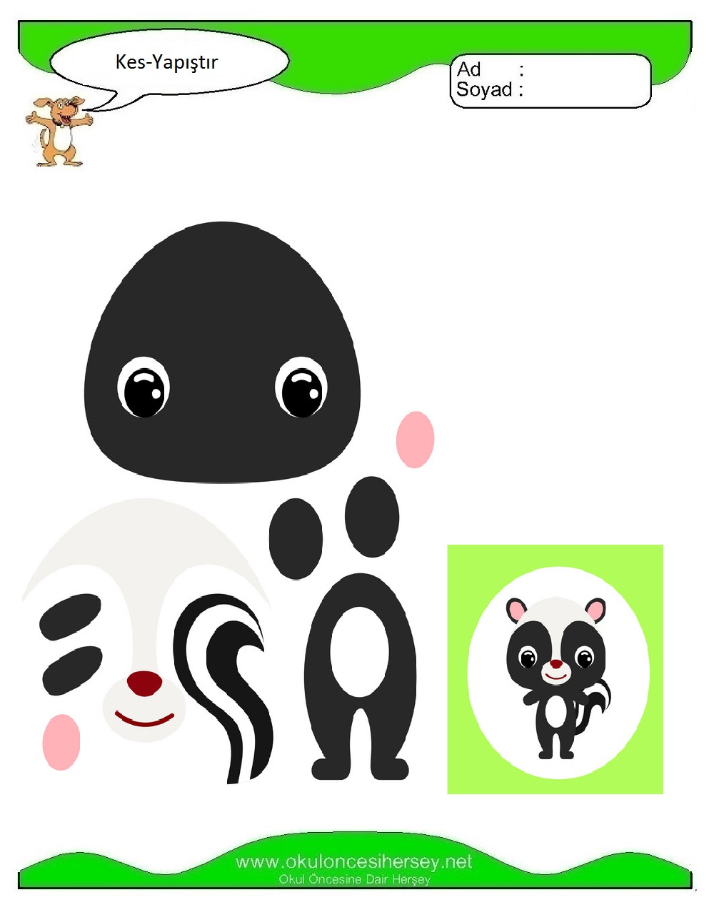 Kes Yapıştır Çalışmaları