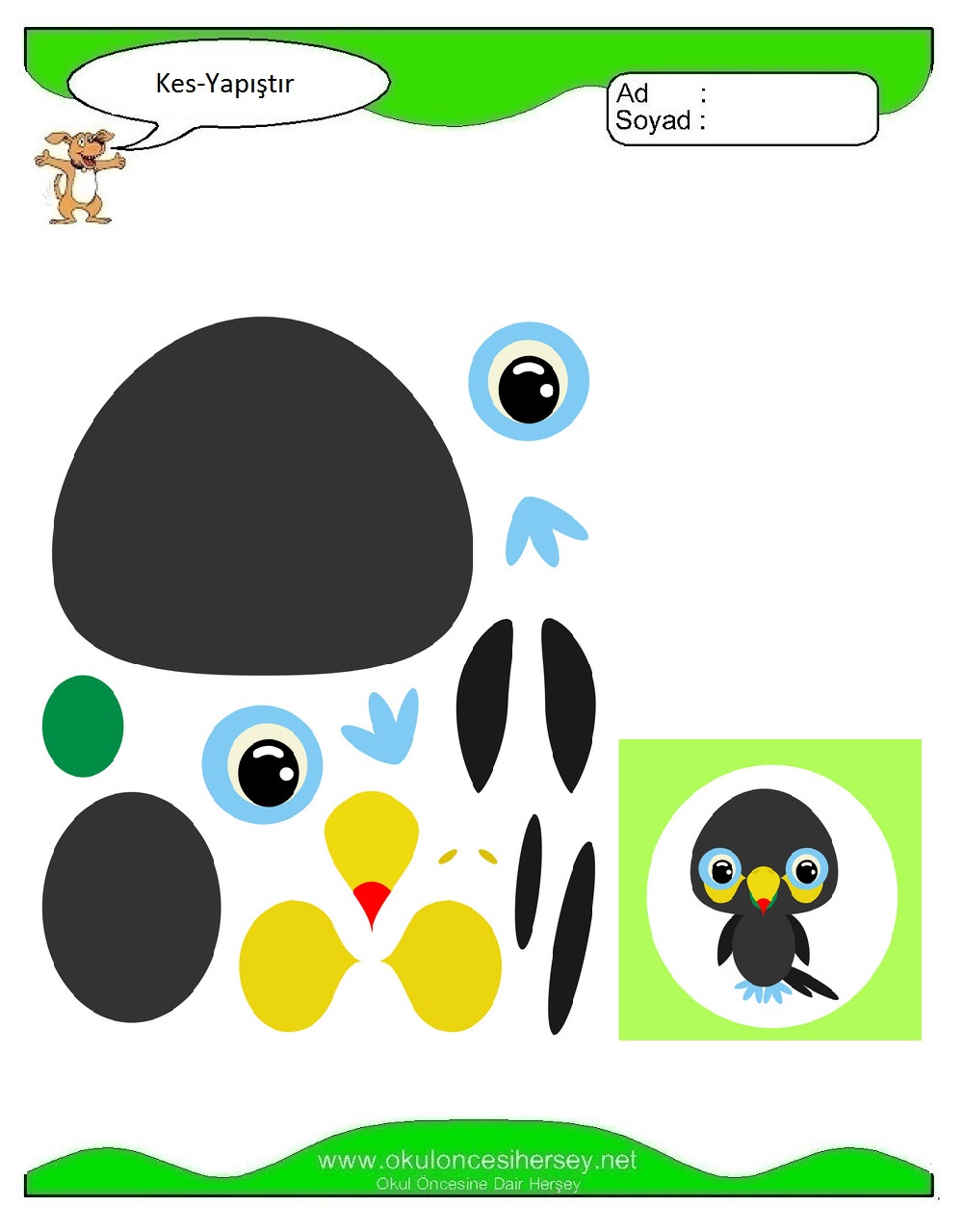 Kes Yapıştır Çalışmaları