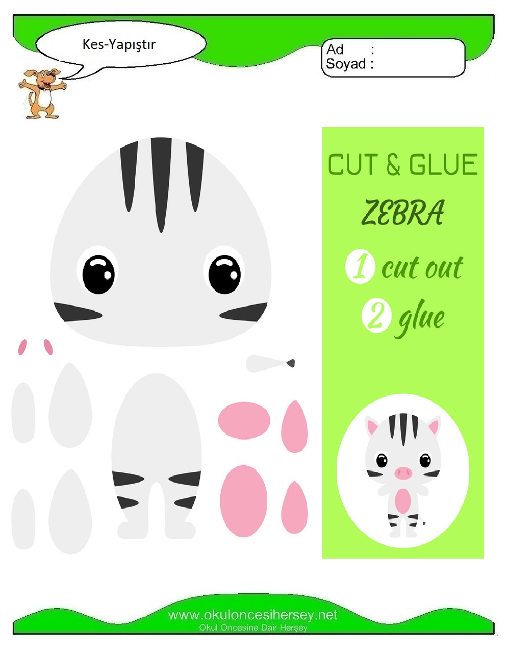 Kes Yapıştır Çalışmaları