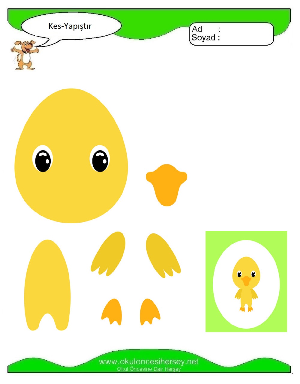 Kes Yapıştır Çalışmaları