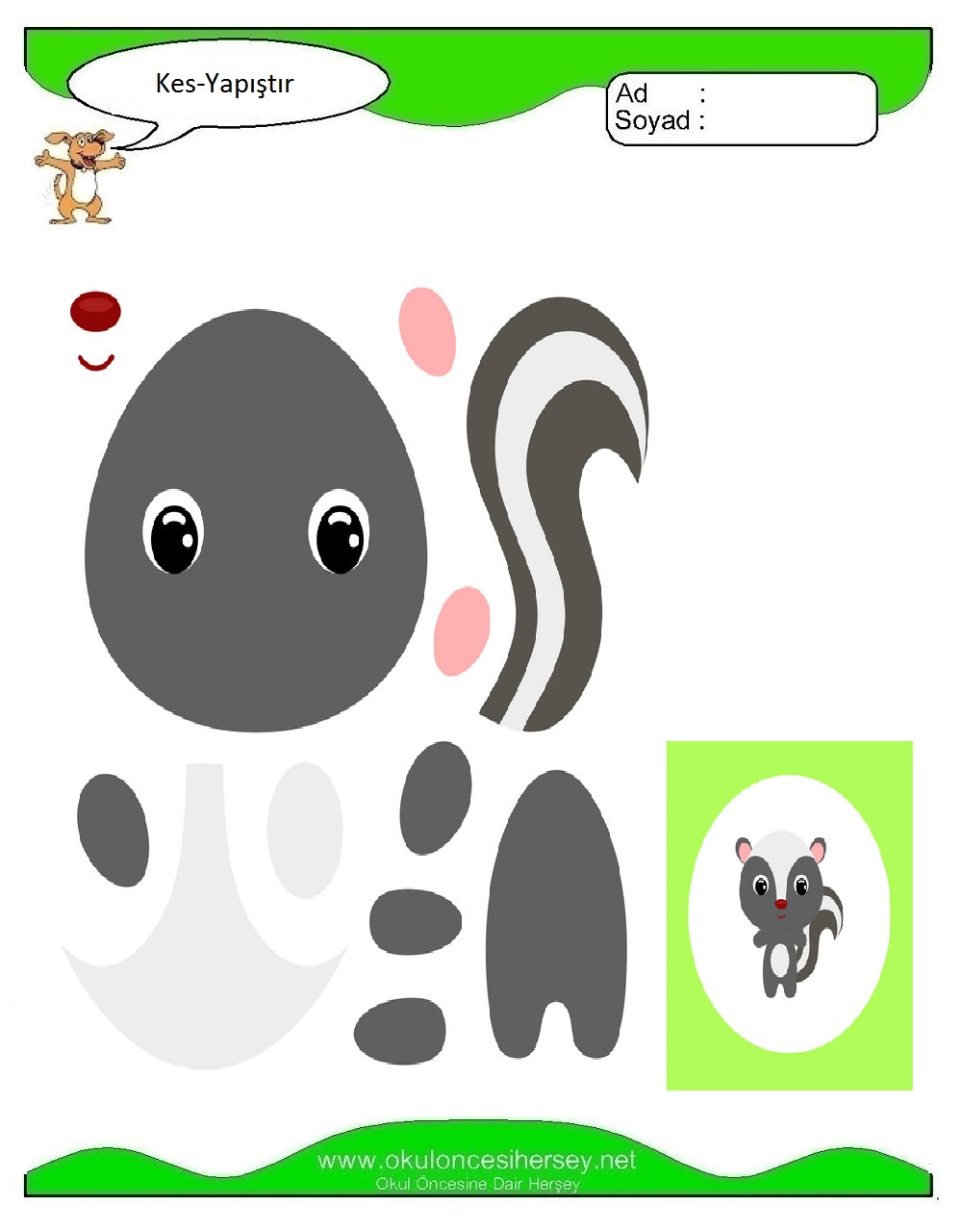 Kes Yapıştır Çalışmaları