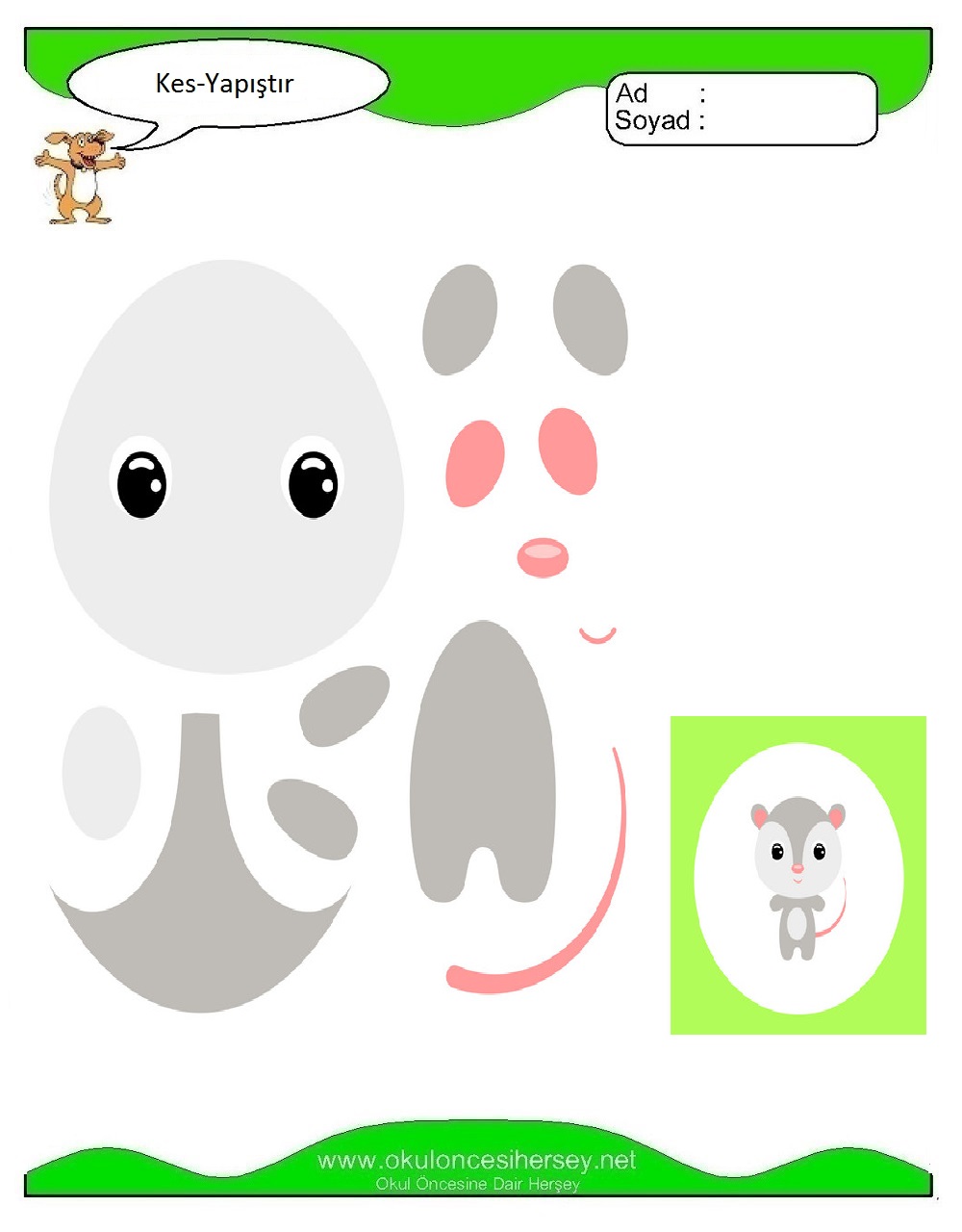 Kes Yapıştır Çalışmaları