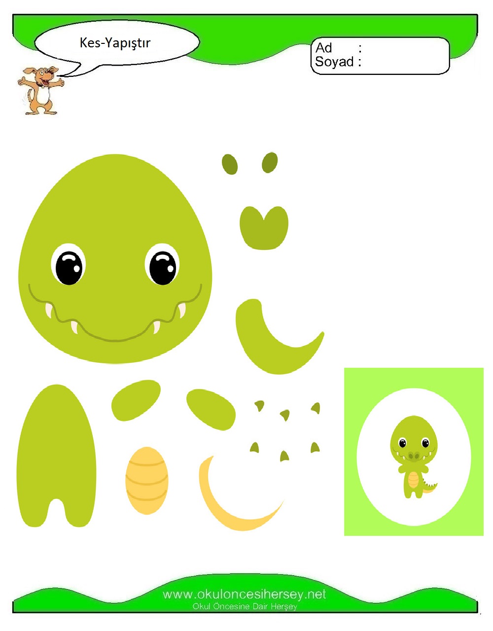 Kes Yapıştır Çalışmaları