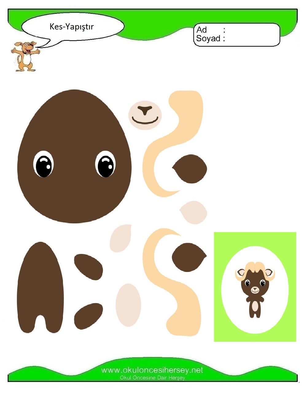 Kes Yapıştır Çalışmaları