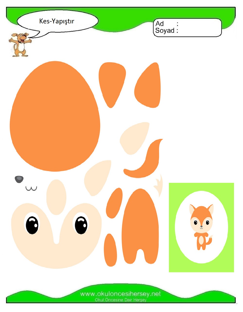 Kes Yapıştır Çalışmaları