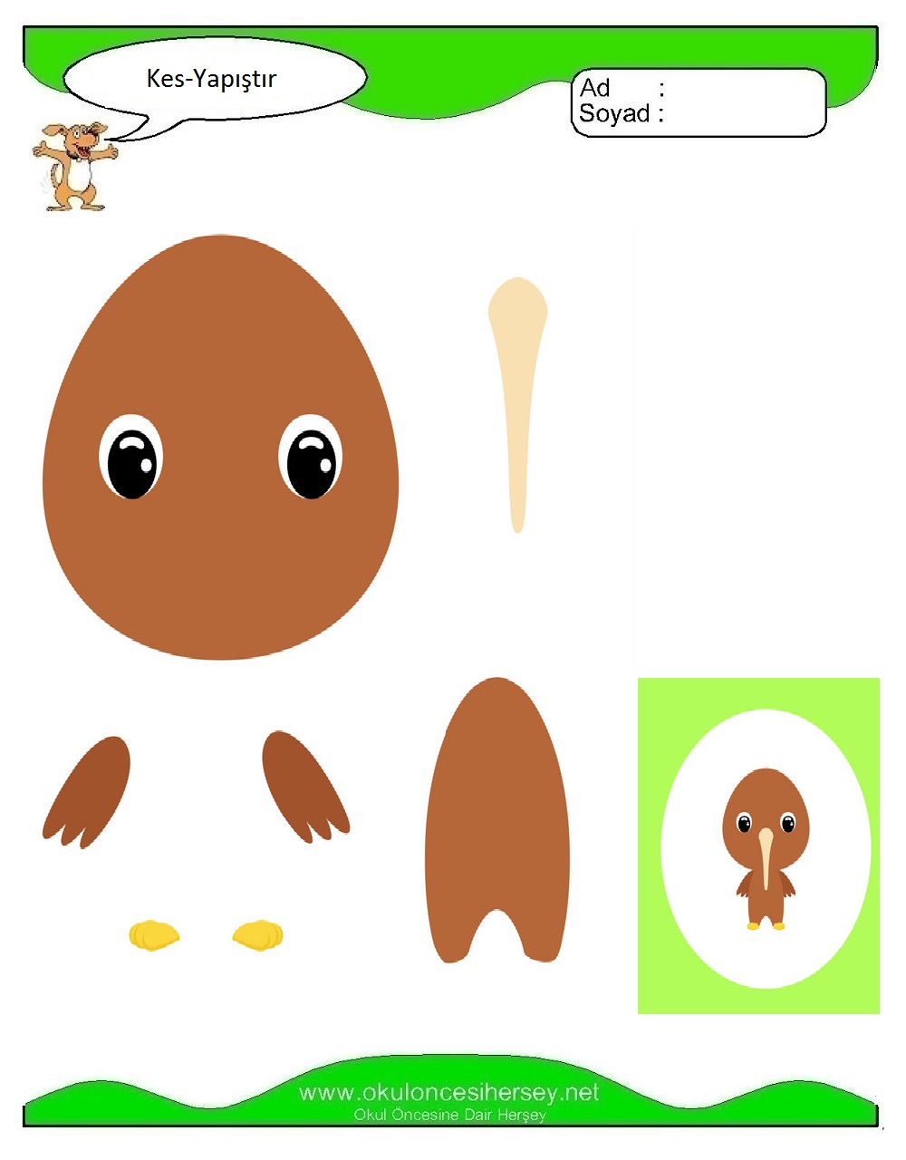 Kes Yapıştır Çalışmaları