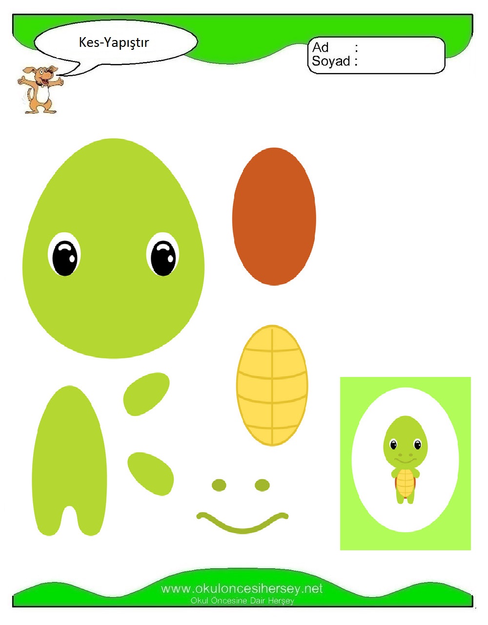 Kes Yapıştır Çalışmaları