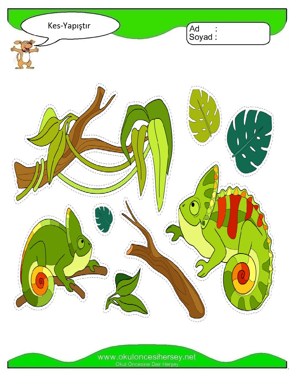 Kes Yapıştır Çalışmaları